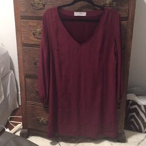 Maroon Amanda uprichard shift dress